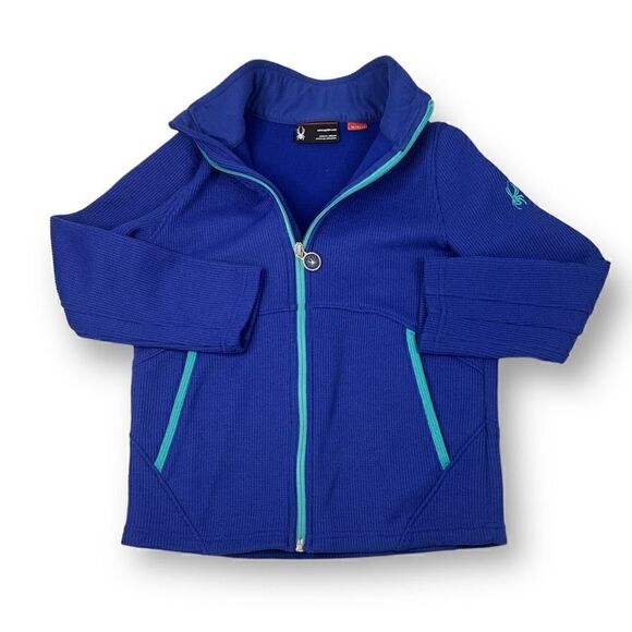 Spyder Kids Full Zip Jacket Size Medium 10/12 - Picture 1 of 7